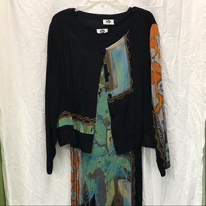 Hilo Hattie Dress Sweater Set